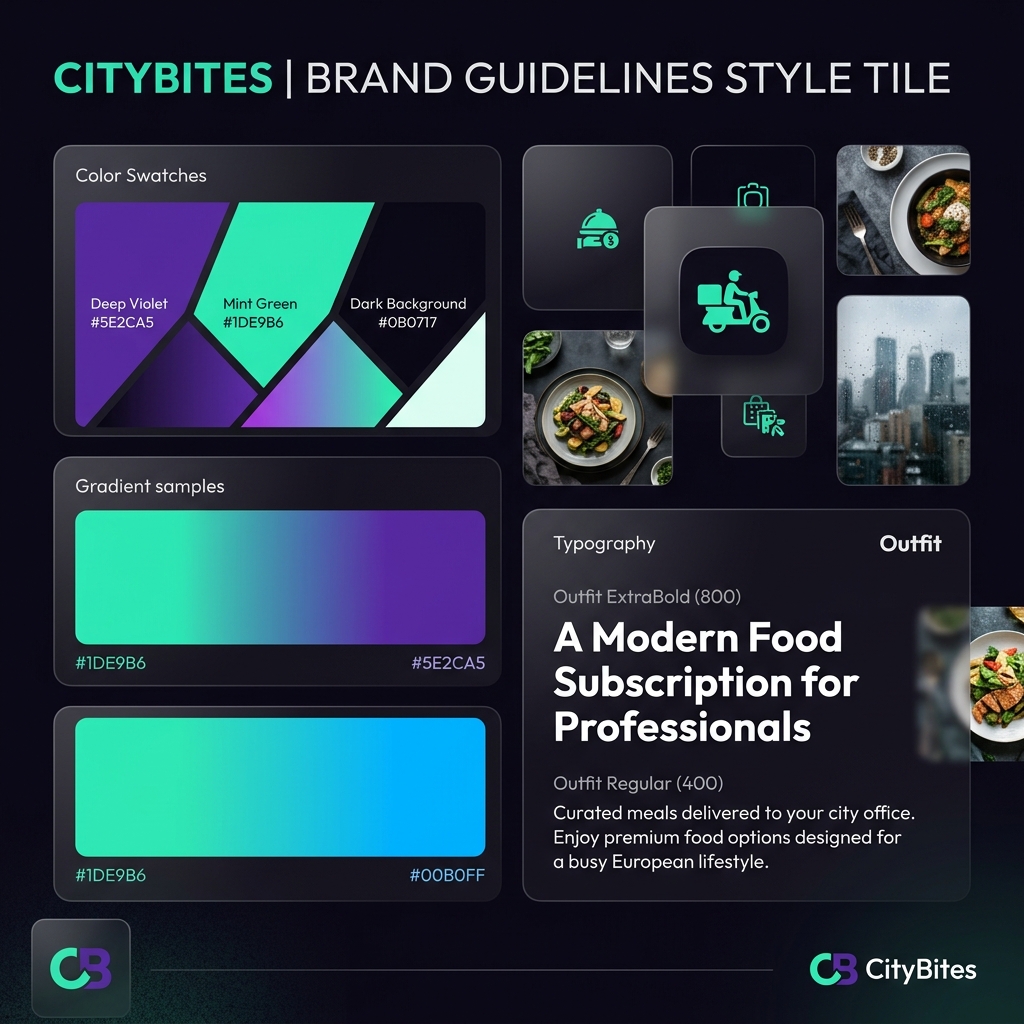 CityBites brand style tile